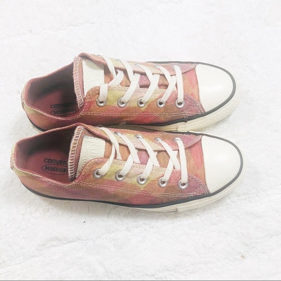 🔥Converse Missoni pink plaid low top sneakers new condition sz6 - Picture 9 of 11